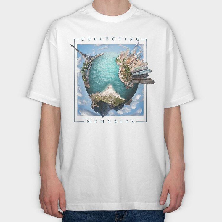 Collecting Memories Earth, Tricou Oversize Barbati (Unisex)