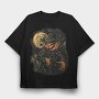 Scarecrow Pumpikin, Tricou Oversize Barbati (Unisex)