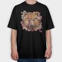 Bear Watercolor, Tricou Oversize Barbati (Unisex)