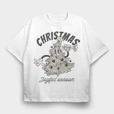 Joyful Season, Tricou Oversize Barbati (Unisex)