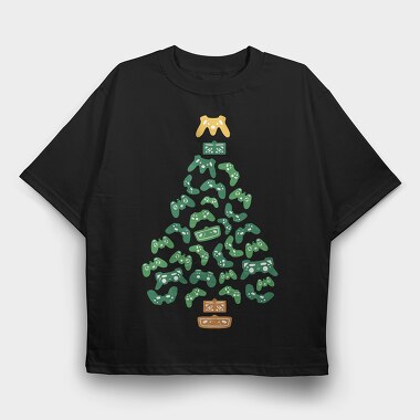 Joystick Tree, Tricou Oversize Barbati (Unisex)
