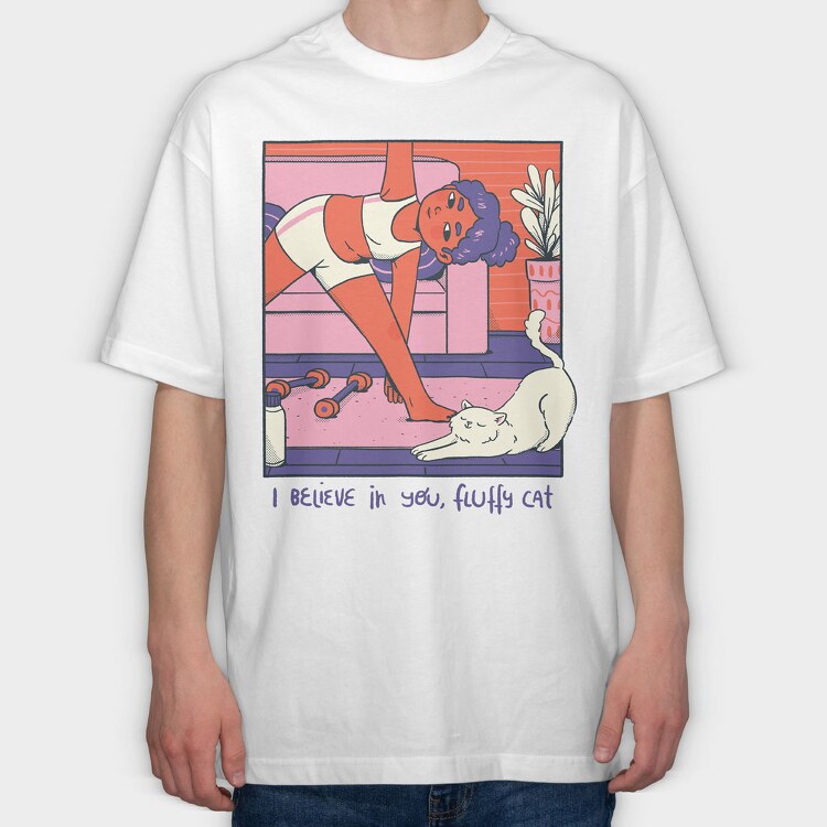 Comfy Chill Girl 5, Tricou Oversize Barbati (Unisex)