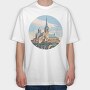 Notre Dame De La Garde, Tricou Oversize Barbati (Unisex)