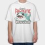 Shark Cute Valentines, Tricou Oversize Barbati (Unisex)