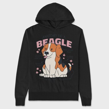 Anatomy of a Beagle, Hanorac Oversize Barbati (Unisex)