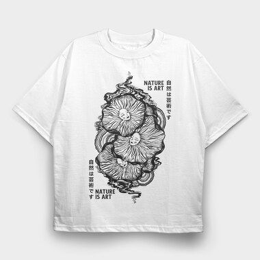 Fungi Nature Art, Tricou Oversize Barbati (Unisex)