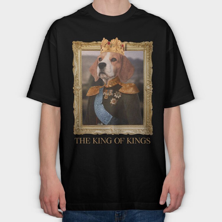 King Dog, Tricou Oversize Barbati (Unisex)