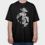 Bigfoot Ufo Monster, Tricou Oversize Barbati (Unisex)