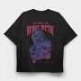 Knights of Heavy Metal, Tricou Oversize Barbati (Unisex)