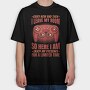 Gaming Quote, Tricou Oversize Barbati (Unisex)