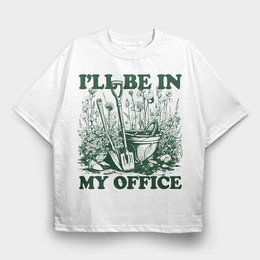 Garden Quote, Tricou Oversize Barbati (Unisex)