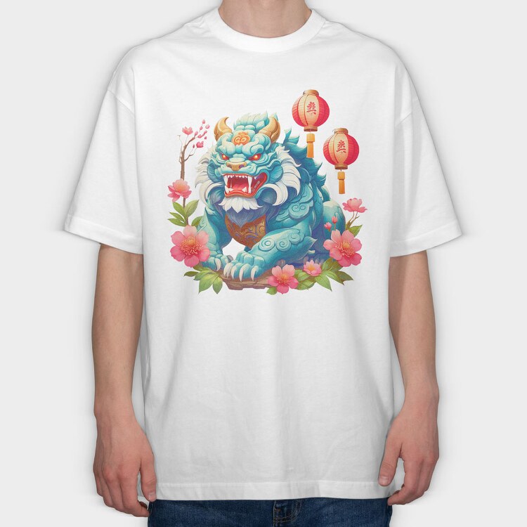 Komainu, Tricou Oversize Barbati (Unisex)