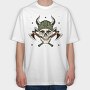 Viking Skull Axe, Tricou Oversize Barbati (Unisex)