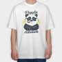 Panda Attitude, Tricou Oversize Barbati (Unisex)