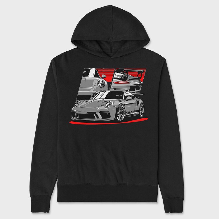 Porsche Gt3 Rs 2, Hanorac Oversize Barbati (Unisex)