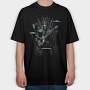 Skeleton Rock King, Tricou Oversize Barbati (Unisex)