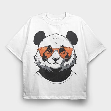 Panda Sungalsses, Tricou Oversize Barbati (Unisex)