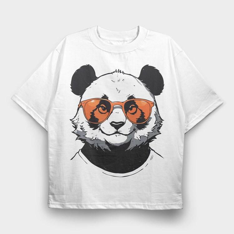 Panda Sungalsses, Tricou Oversize Barbati (Unisex)