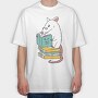 Book Rat, Tricou Oversize Barbati (Unisex)