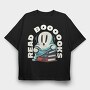 Books Ghost, Tricou Oversize Barbati (Unisex)