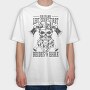 Skull Axes, Tricou Oversize Barbati (Unisex)
