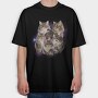 Persian Cats Space, Tricou Oversize Barbati (Unisex)