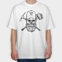 Skull Hammer, Tricou Oversize Barbati (Unisex)