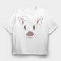 Pig Face, Tricou Oversize Barbati (Unisex)