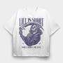 Life Is Short Smile While You Can, Tricou Oversize Barbati (Unisex)