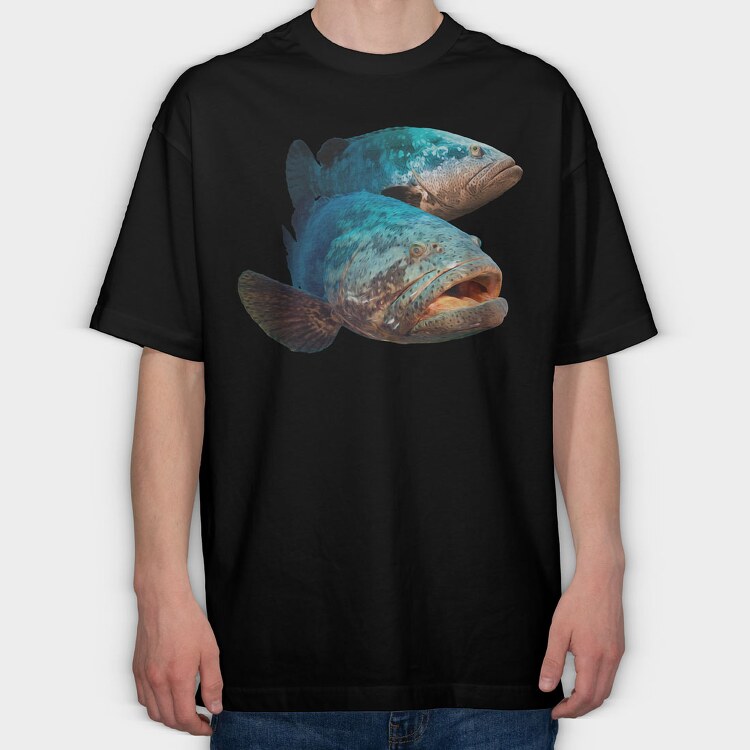 Goliath Fish, Tricou Oversize Barbati (Unisex)