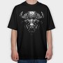 Buffalo Head, Tricou Oversize Barbati (Unisex)