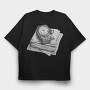 Watch and Money Stack, Tricou Oversize Barbati (Unisex)