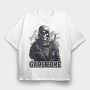 Skull Soldier Game, Tricou Oversize Barbati (Unisex)