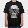 Skull Sunglasses, Tricou Oversize Barbati (Unisex)