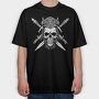 Skull Sword, Tricou Oversize Barbati (Unisex)