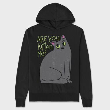 Are You Kitten Me, Hanorac Oversize Barbati (Unisex)