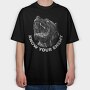 Pitbull Know Your Enemy, Tricou Oversize Barbati (Unisex)