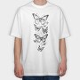 Butterflies Flying, Tricou Oversize Barbati (Unisex)