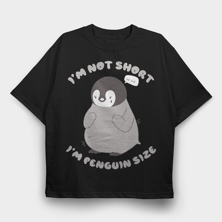 Little Penguin, Tricou Oversize Barbati (Unisex)