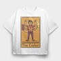 Pixelart Tarot Card the Coder, Tricou Oversize Barbati (Unisex)