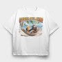 Sloth Chill Shirt, Tricou Oversize Barbati (Unisex)