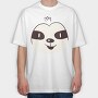Sloth Face, Tricou Oversize Barbati (Unisex)