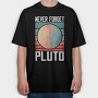 Pluto Never Forget, Tricou Oversize Barbati (Unisex)