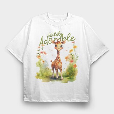 Wildly Adorable, Tricou Oversize Barbati (Unisex)