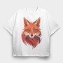 Poly Fox, Tricou Oversize Barbati (Unisex)