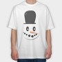 Snow Man Face 6, Tricou Oversize Barbati (Unisex)