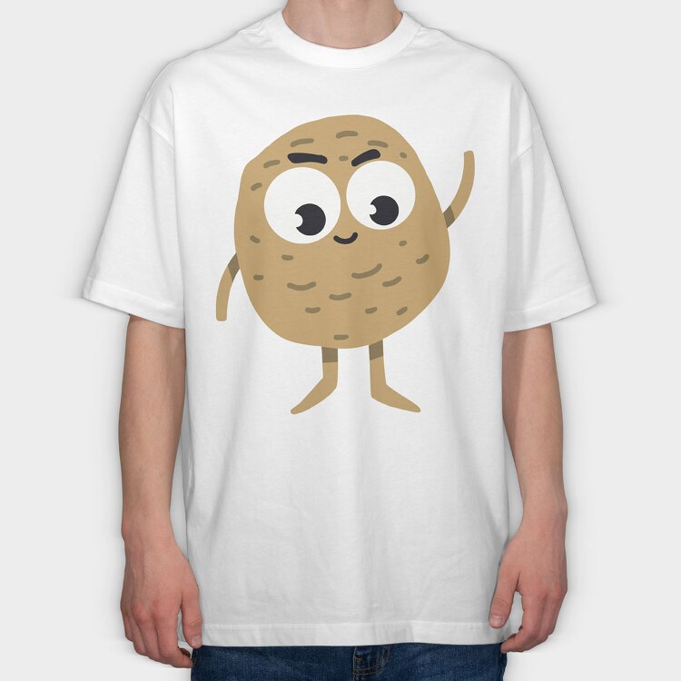 Potato, Tricou Oversize Barbati (Unisex)