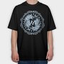 Wolf Viking Runes, Tricou Oversize Barbati (Unisex)