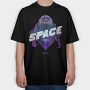 Space Conqueror, Tricou Oversize Barbati (Unisex)