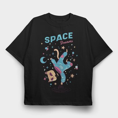 Space Dreams, Tricou Oversize Barbati (Unisex)